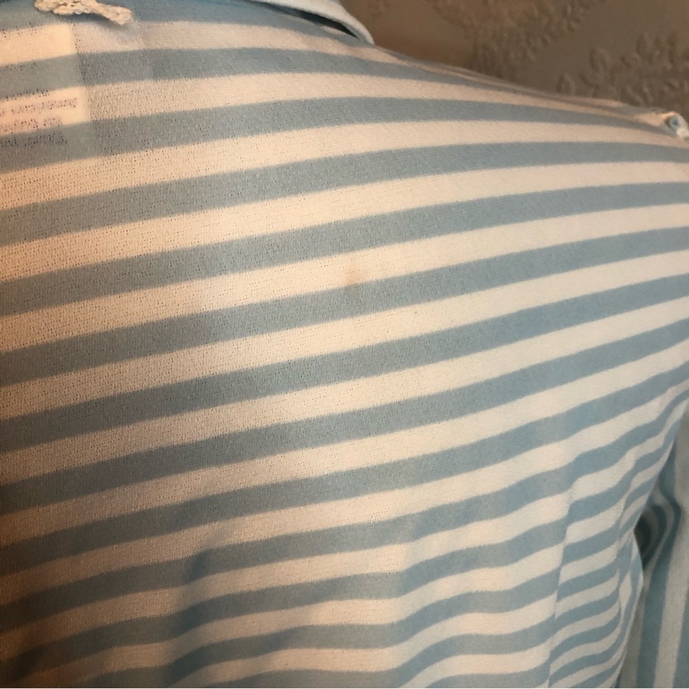 Vintage The Shirtdress 14 T Made in USA striped dress - Picture 6 of 7